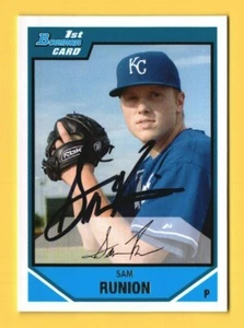 2007 Bowman Draft Draft Picks #BDPP20 Sam Runion RC - Hand Signed Auto - Picture 1 of 2