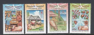 Juego de 4 navidades Isla Norfolk 1996 montado sin montar o nunca montado - - Imagen 1 de 1
