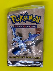 Aerodactyl Pokemon Trading Card Game LEER geöffnet Fossil Booster Pack 1999 Wizards - Bild 1 von 3