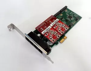 Atcom AXE400P-02 4 Port Analog PCI-E Asterisk Card with 0 FXS 2 FXO - Picture 1 of 1