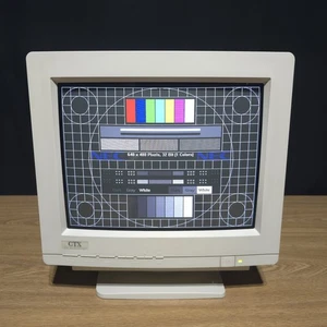 CTX 15" PL5 1024x768 VGA Color CRT Monitor - Picture 1 of 13