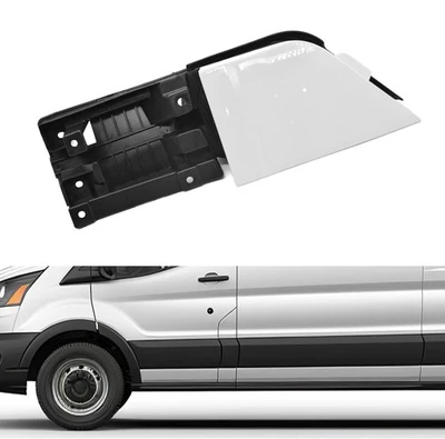 Para Ford Transit 150 250 350 2015-23 Llenador de combustible Carcasa Puerta y Tapa de gas Cubierta Borde Foto 1 de 4