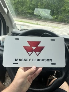 Vintage 1980er Massey Ferguson Landmaschinen Booster Nummernschild - Bild 1 von 4