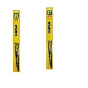 SET-RX30126 Rain-X Set of 2 Windshield Wiper Blades Front Framed for Honda Pair - Picture 1 of 10