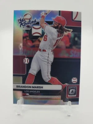 BRANDON MARSH - 2022 Panini Donruss Optic The Rookies Silver Prizm - Angels - RC - Image 1 of 2