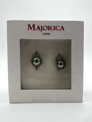 MAJORICA - 925 - Sterling Silver Pearl Earrings (New/Sealed in Box) - Image 1 of 4