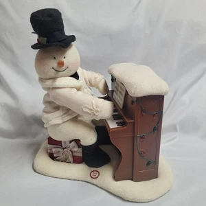 Piano de peluche Hallmark Jingle Pals 2005 de colección tocar cantar muñeco de nieve probado funciona - Imagen 1 de 6