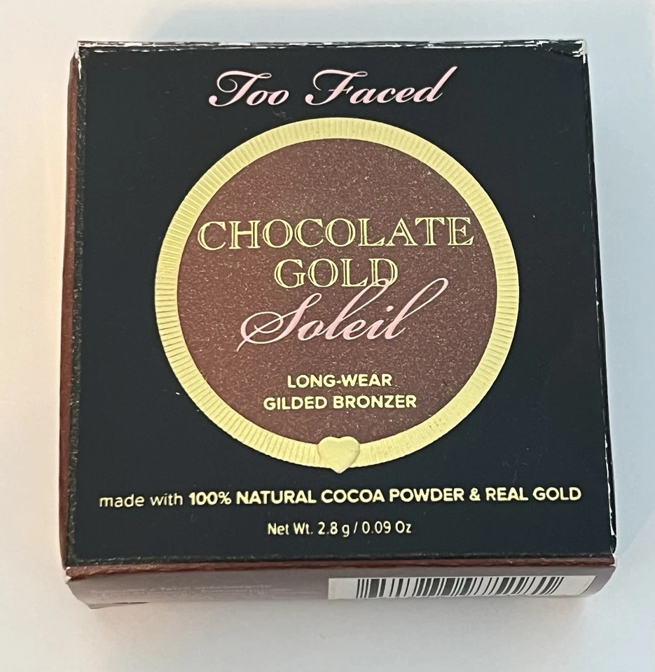 Too Faced Chocolate Gold Soleil Long Wear Gilded Bronzer in Luminous Travel Size - Image 1 of 3