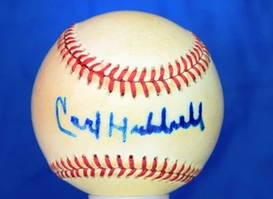 Carl Hubbell Psa/dna Authentic Signed Feeney National League Baseball Autograph - Picture 1 of 1