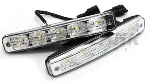 DRL 5x LED 9-32V Daytime Running Light Kit - 900lm 6000K White - Picture 1 of 3
