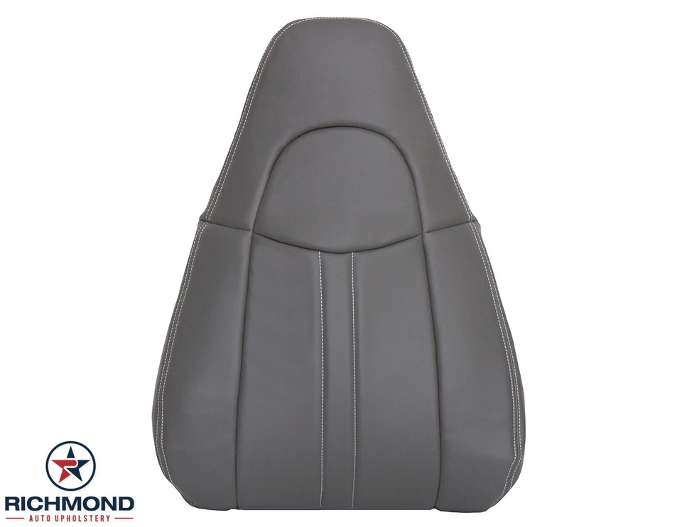 Виниловый чехол на сиденье суперпрочный со стороны водителя для Chevy Express Van 03–09 годов выпуска СЕРЫЙ - Изображение 1 из 4