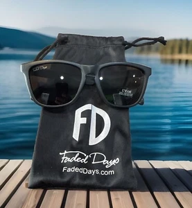 Faded Days UV 400 Protection Glasses Black HTF New! - Picture 1 of 7