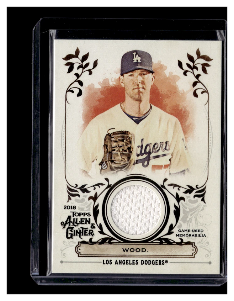 2018 Topps Allen & Ginter Full-Size Relics #FSRA-AW Alex Wood  MEM - Image 1 of 2