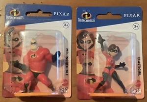 Disney Pixar The Incredibles Elastigirl Mr Incredibe Figure Micro Collection Lot - Picture 1 of 2