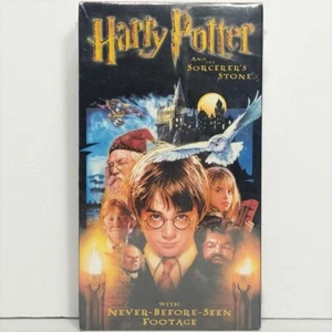 New Factory Sealed Harry Potter and the Sorcerer's Stone VHS HTF - Picture 1 of 12