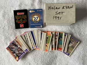 Lot of 3 Nolan Ryan Sets. 1991 pacific, 1993 Pacific, 1992 Donruss Coca-Cola - Picture 1 of 1