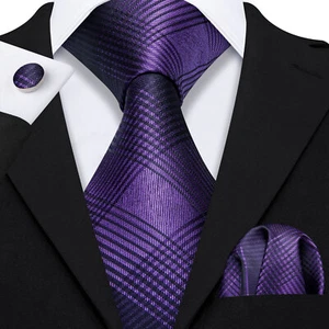200 Color Mens Ties Paisley Striped Floral Solid Silk Tie Necktie Set Wedding - Imagen 1 de 246