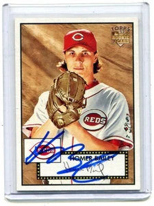Homer Bailey 2007 Topps 52 Rookies #90 Card Autograph Signed Cincinnati Reds - Picture 1 of 1
