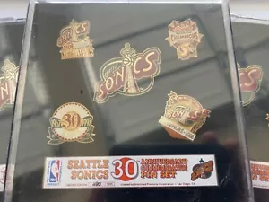 Seattle Sonics Pin Collection 1996 30th Anniversary Limited Edition - Picture 1 of 7