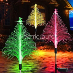 Solar Power Garden Light LED RGB 7Color Changing Jellyfish Stake Lamp Outdoor CN - Picture 1 of 15