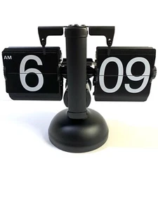 Flip Clock, Digital Clock, Automatic turning page, Large Numbers Retro - Picture 1 of 8