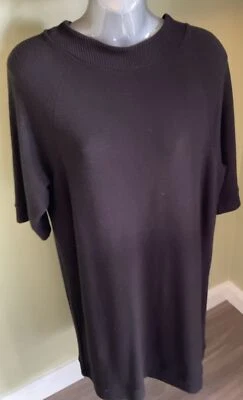 french connection jumper Size12 Black womens used clothing 3/4 sleeve - Image 1 of 2