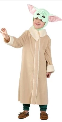 Toddler Star Wars Grogu Halloween Costume w Headpiece Mandalorian 2T-3T Yoda NWT - Image 1 of 2