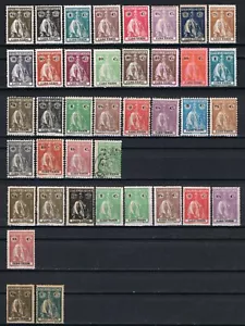 Cabo Verde 1914, Af. 137 a 152 MNH/MLH/MH/2MNG/1Used  set compl CV 119,2€/$128.8 - Picture 1 of 6