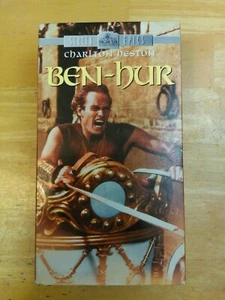 1959 Ben-hur Charleston Heston Movie in Color Set of 2 VHS - Picture 1 of 7