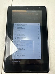 Amazon Kindle Fire 1st Generation, 7" Screen Wi-Fi Black - Model DO1400 - Picture 1 of 15