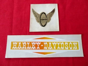 VINTAGE ~ HARLEY DAVIDSON ~ DECALS - Picture 1 of 6
