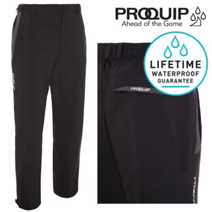 ProQuip PX8 Stormforce Waterproof Golf Trousers Black - NEW! 2024 - Picture 1 of 8