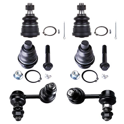 6x Front Upper Lower Ball Joints Sway Bar Links For 2005-2013 Nissan Frontier - Image 1 of 4