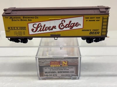 N Scale Micro Trains MTL 049 00 670 Silver Edge MSEX  1002 Wood Reefer - Image 1 of 4