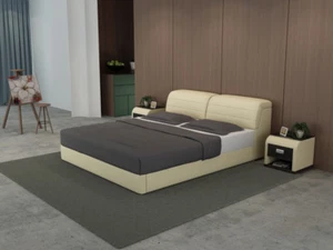 Wasserbett Hotel Doppel Bett Betten Komplett Lederbett Polsterbett WasserLB8827 - Bild 1 von 12