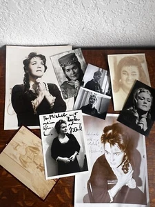 VINTAGE COLLECTION OF AUTOGRAPHED LEONIE RYSANEK OPERA PHOTOS AND POST CARDS - Picture 1 of 14
