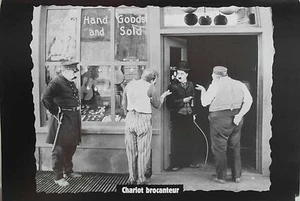 Chaplin Mania tiré du Fascicule n°16- Planche de Collection Charlot brocanteur - Imagen 1 de 1