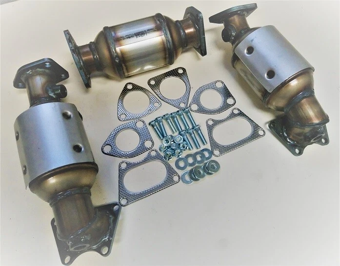 2004-2008 Acura TL 3.2L Front D/S & P/S & Rear Catalytic Converter Set NEW Foto 1 de 1