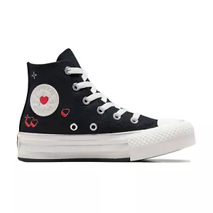 Shoes Converse Chuck Taylor All Star EVA Lift Platform Y2K Heart Size 2 Uk Co... - Picture 1 of 6