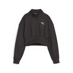 Sudadera PUMA Moda Cloudspun Media Cremallera Mujer Negra 52393601 - Imagen 1 de 2