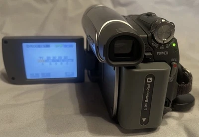 Sony Handycam Bundle - DCR-HC28 Video Camcorder + Extras TESTED WORKS 20x Zoom - Image 1 of 4