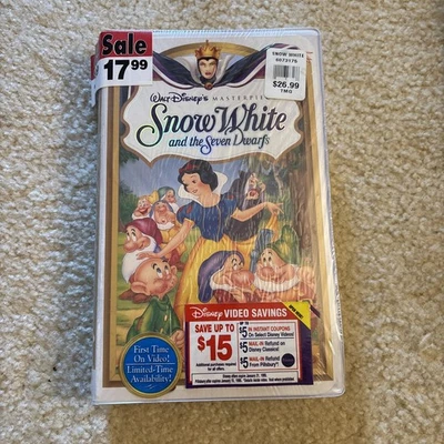 Snow White And The Seven Dwarfs (VHS) Sealed - Image 1 of 4