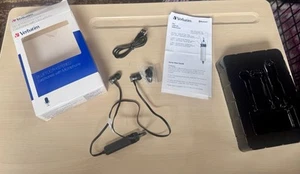 Verbatim Bluetooth Stereo Earphones With Microphone! Unused! - Photo 1 sur 2