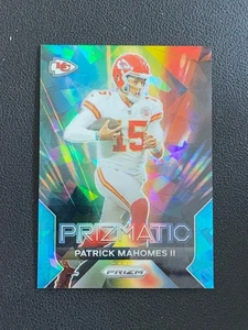 Patrick Mahomes II 2023 Panini Prizm Prizmatic azul hielo agrietado 84/99 #2 - Imagen 1 de 2
