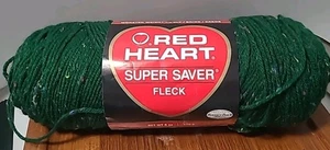 Cazador de hilo Red Heart Super Saver mancha verde peso peor 100 acrílico - Imagen 1 de 5