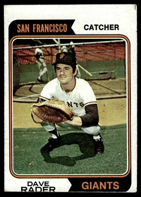 1974 Topps Dave Rader San Francisco Giants #213 - Image 1 of 2