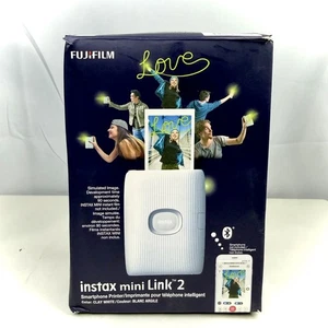 Fujifilm Instax Mini Link 2 Smartphone Printer - Clay White / New - Picture 1 of 4
