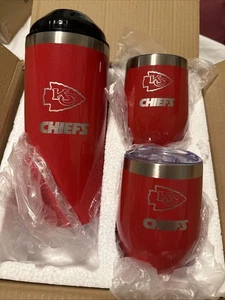 CHIEFS Weinkühler & Becher Set The Memory Co. Neu - Bild 1 von 5