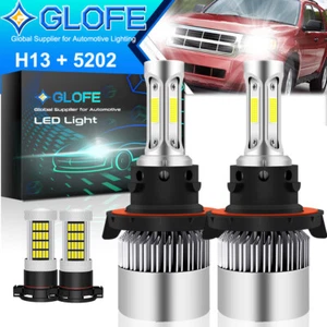 For Ford Escape 2008-2012 -H13 5202 LED Headlights + Fog Light Bulbs Kit S2 4PC - Picture 1 of 9