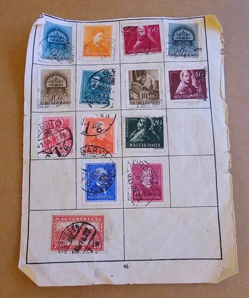 1939 HUNGARY COLLECTION USED STAMPS - Image 1 of 1